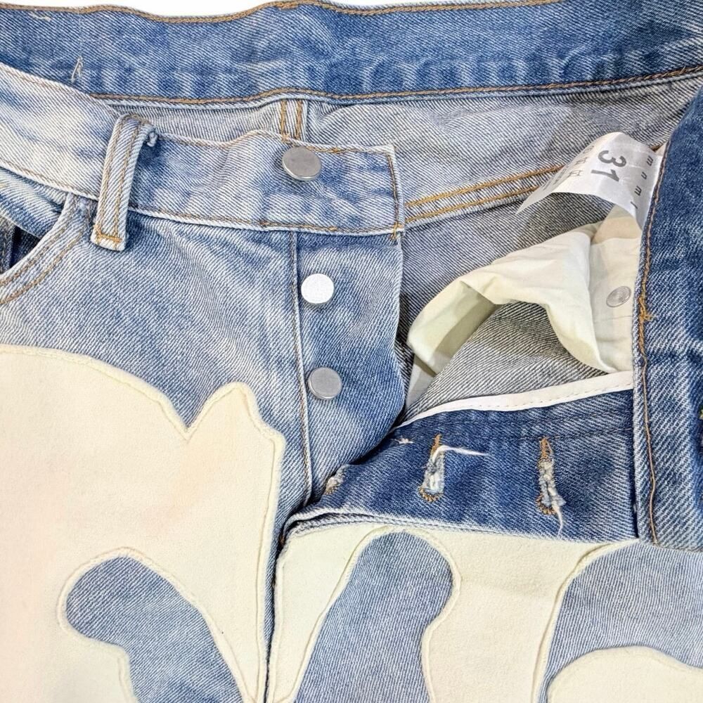 MNML Skeleton Bones Men's Denim Jeans
SZ 31x36 Streetwear Grunge Goth Edgy
Punk - Picture 6 of 16